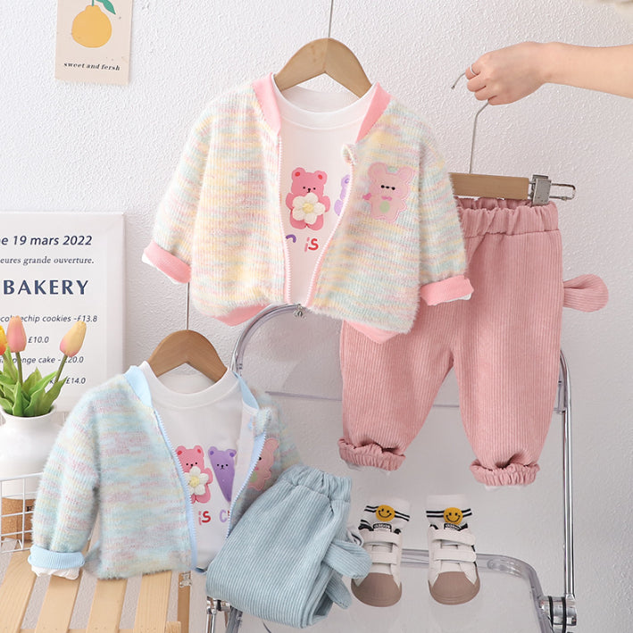 3-Piece Kids Outfit β Pink or Blue (1-5 Years)